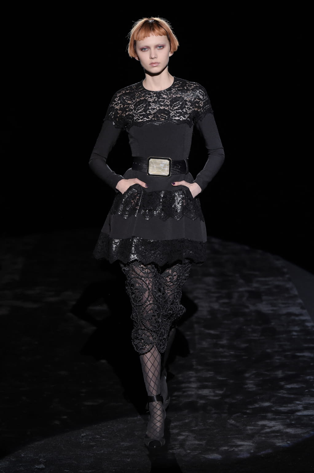 Fashion Week Paris Fall/Winter 2016 look 33 from the Emanuel Ungaro collection womenswear