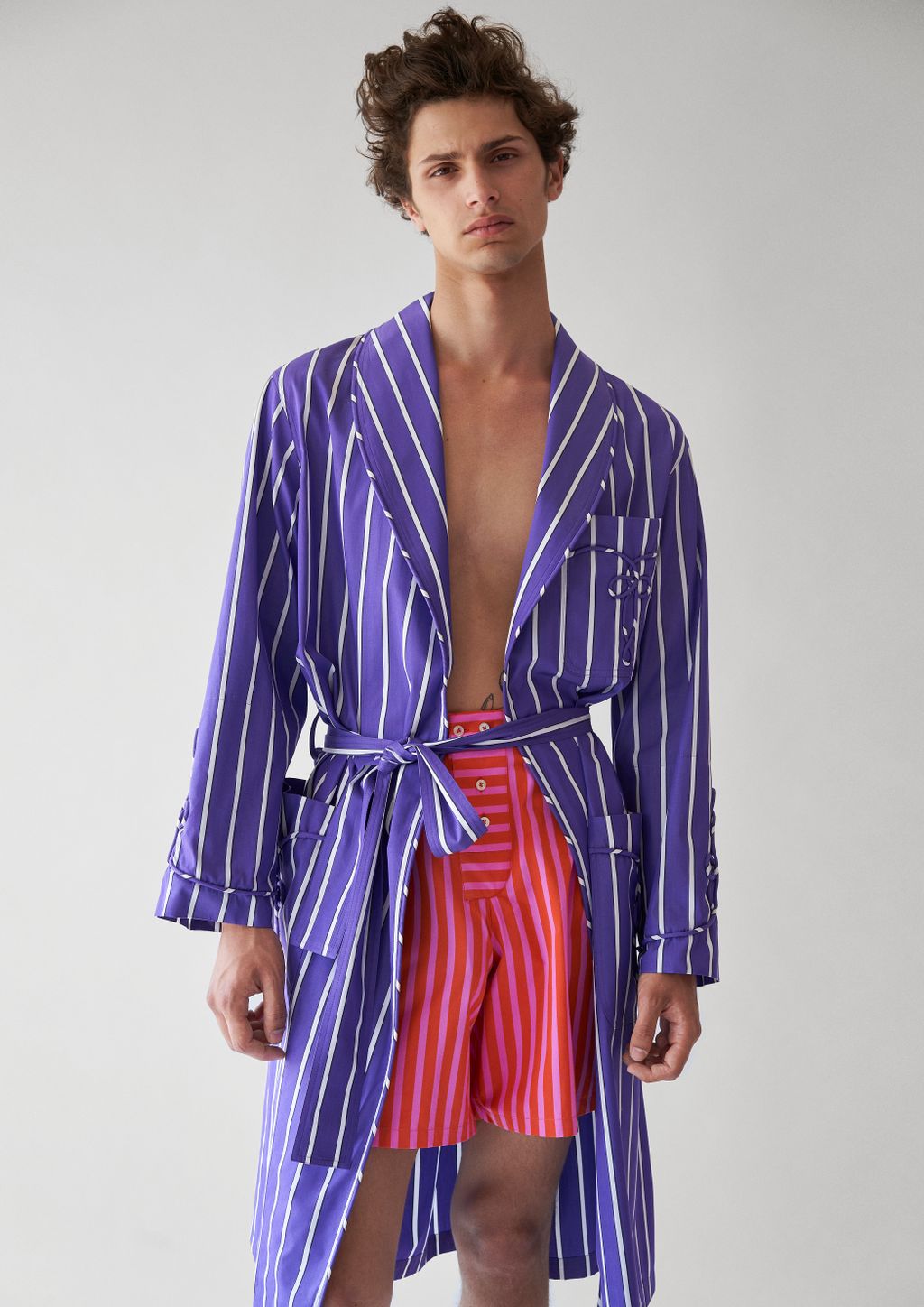 Fashion Week Paris Spring/Summer 2024 look 4 from the Sébline collection menswear