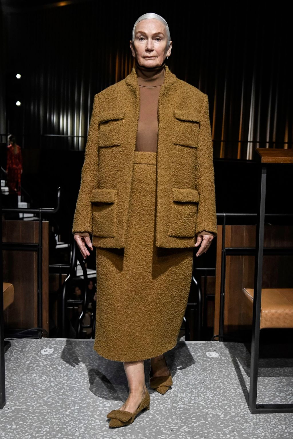 Fashion Week London Fall/Winter 2020 look 37 from the Emilia Wickstead collection 女装
