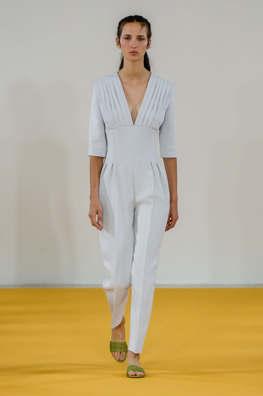 Fashion Week London Spring/Summer 2017 look 14 from the Emilia Wickstead collection womenswear