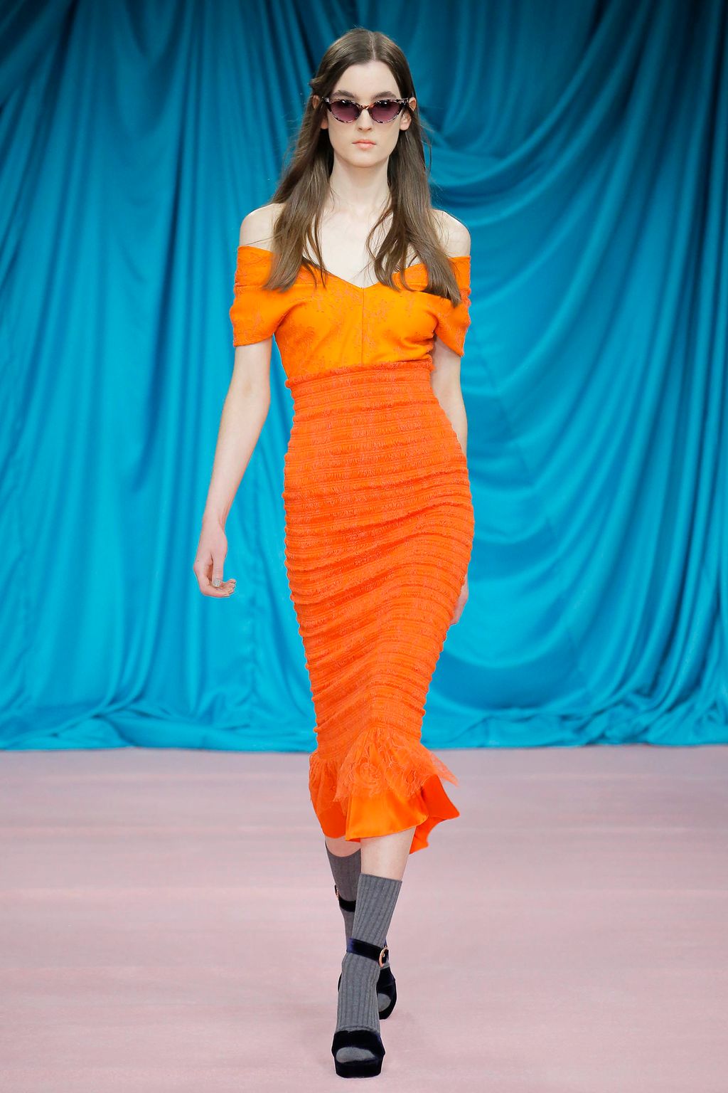 Fashion Week London Spring/Summer 2018 look 11 from the Emilio de la Morena collection womenswear