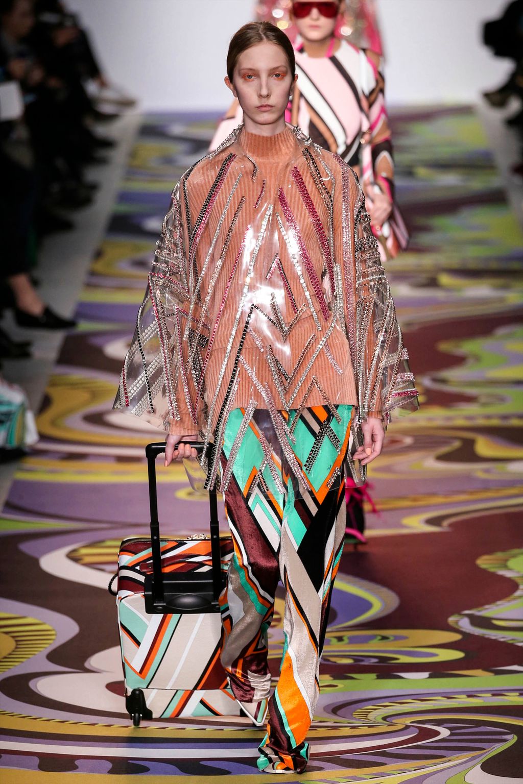 Fashion Week Milan Fall/Winter 2017 look 45 from the Emilio Pucci collection womenswear