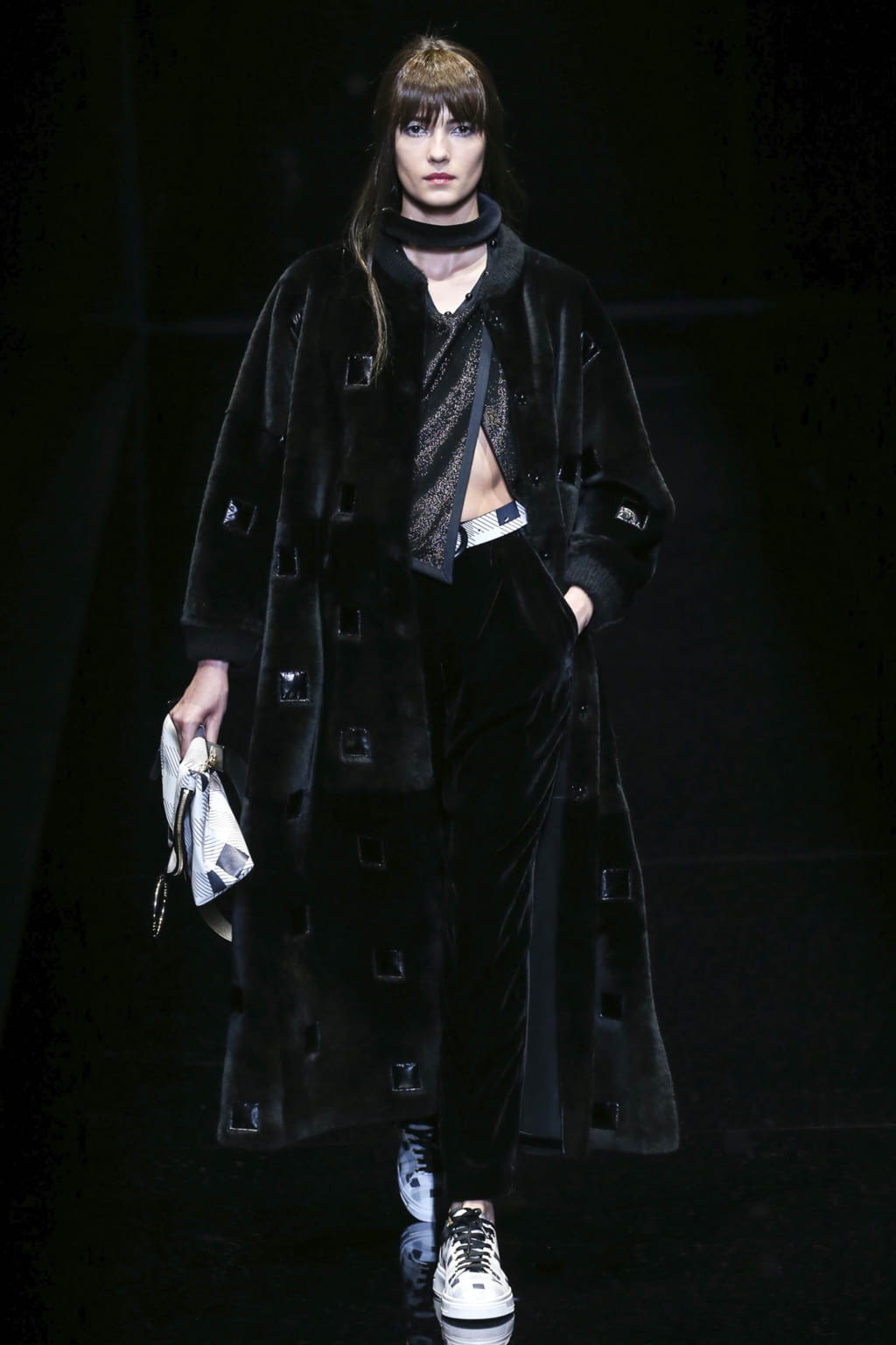 Fashion Week Milan Fall/Winter 2017 look 11 from the Emporio Armani collection womenswear