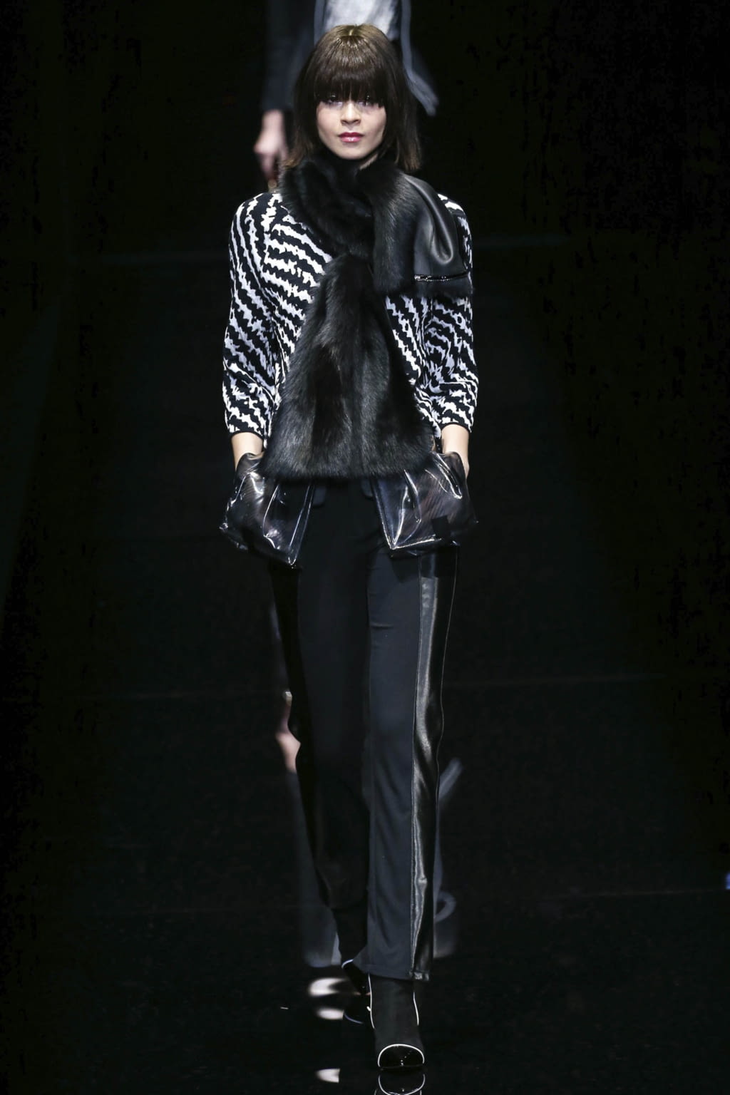 Fashion Week Milan Fall/Winter 2017 look 26 from the Emporio Armani collection womenswear