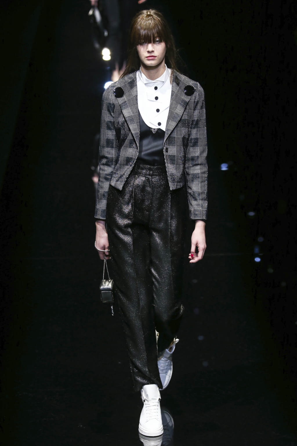 Fashion Week Milan Fall/Winter 2017 look 45 from the Emporio Armani collection womenswear