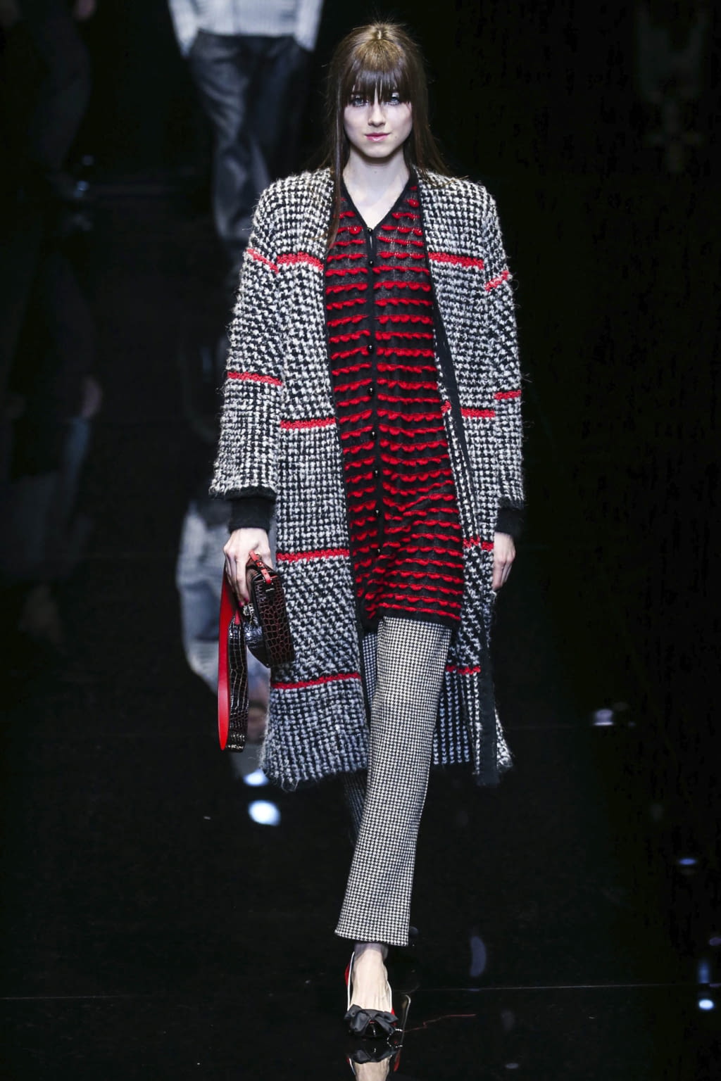 Fashion Week Milan Fall/Winter 2017 look 47 from the Emporio Armani collection 女装