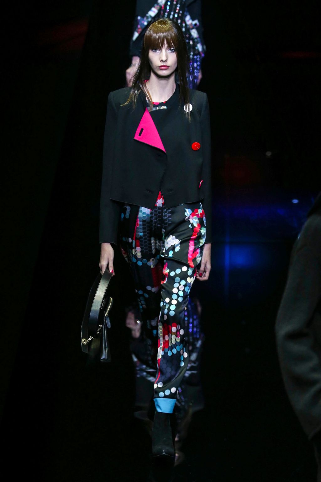 Fashion Week Milan Fall/Winter 2017 look 82 from the Emporio Armani collection womenswear