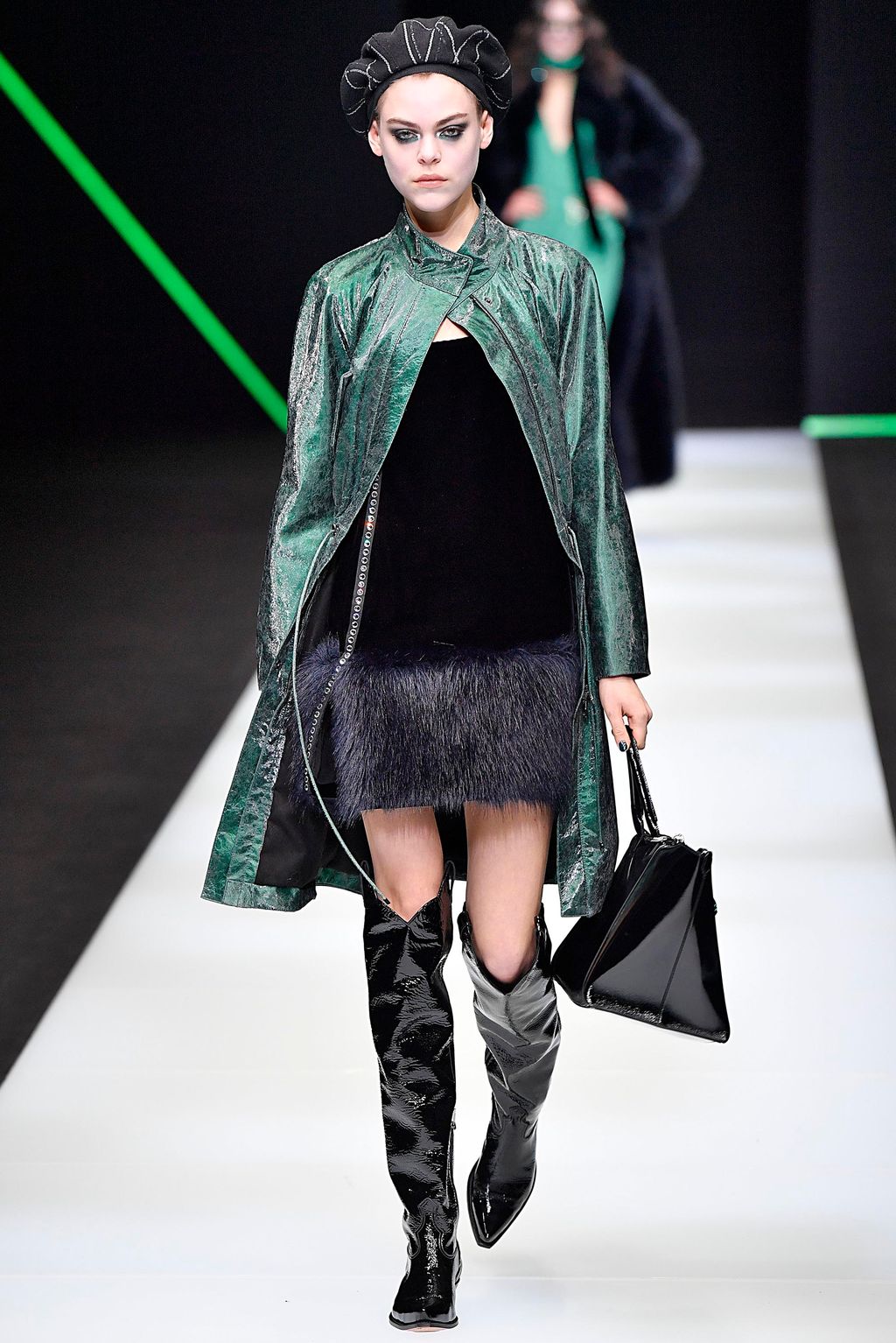 Fashion Week Milan Fall/Winter 2018 look 3 from the Emporio Armani collection womenswear