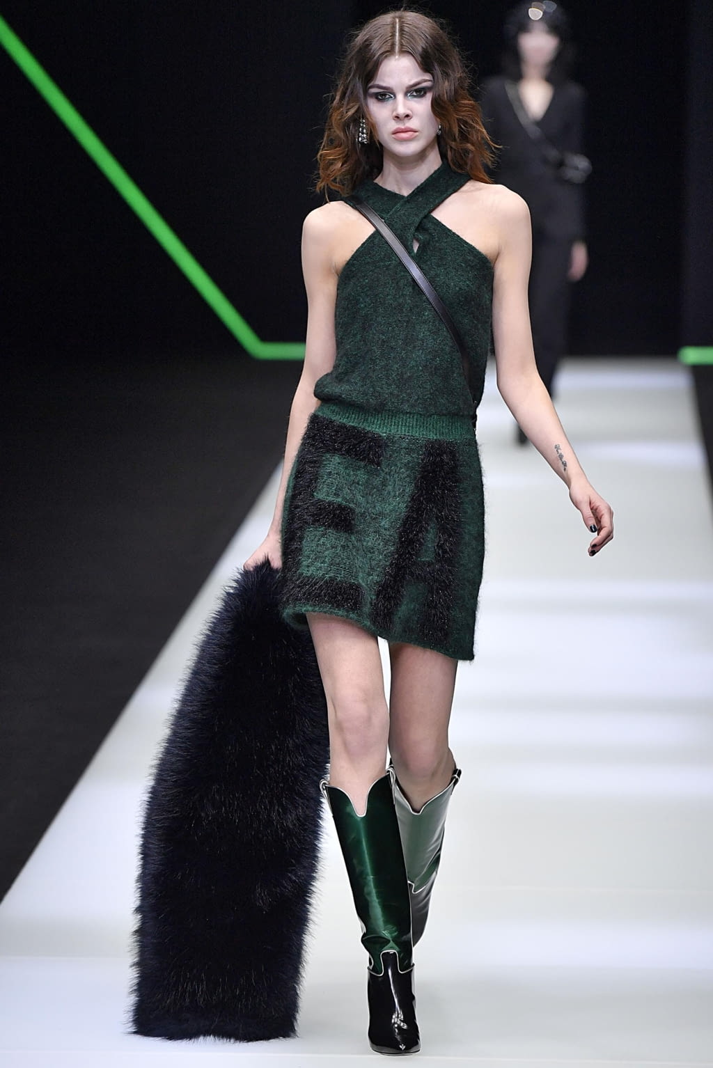 Fashion Week Milan Fall/Winter 2018 look 8 from the Emporio Armani collection womenswear