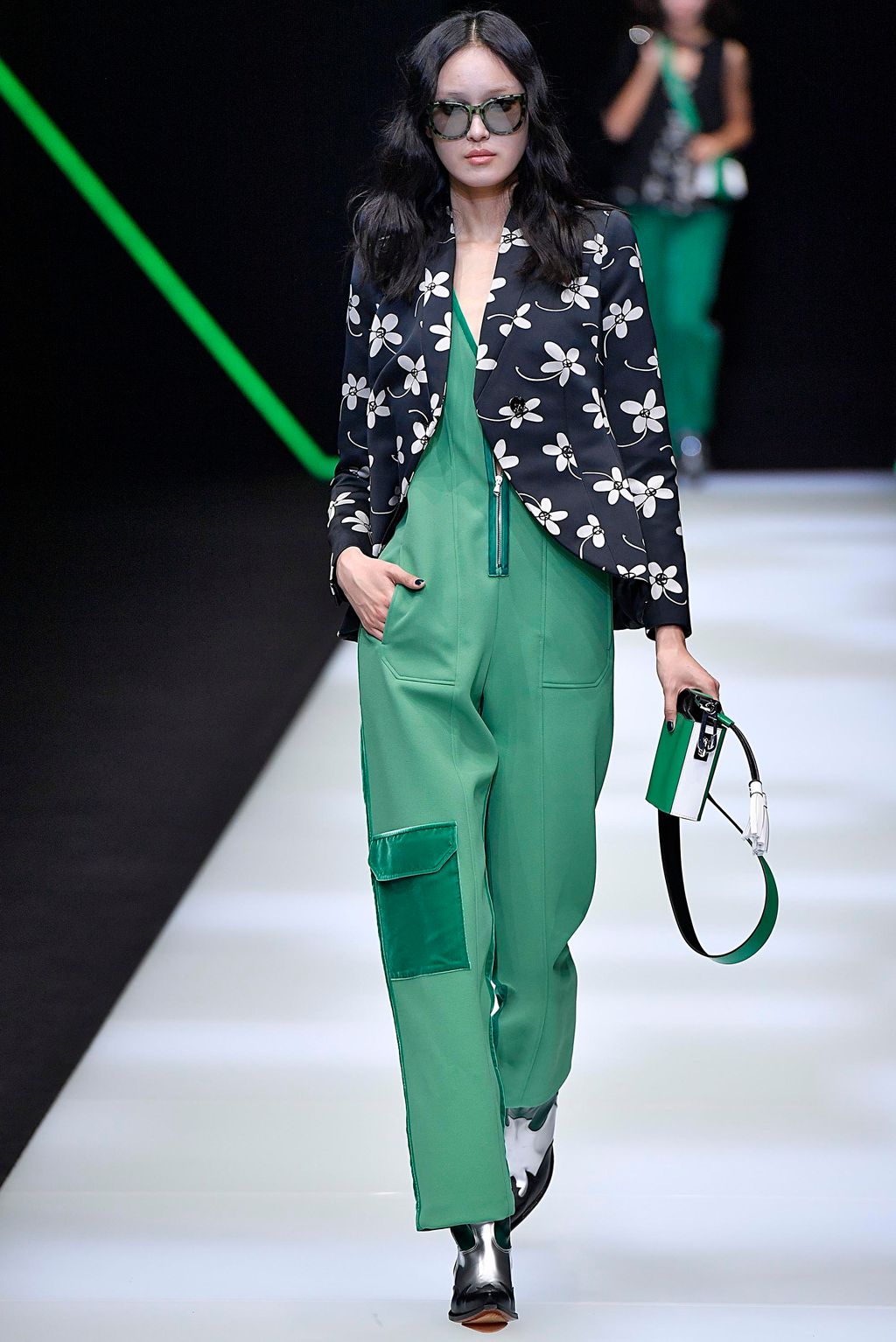 Fashion Week Milan Fall/Winter 2018 look 10 from the Emporio Armani collection 女装
