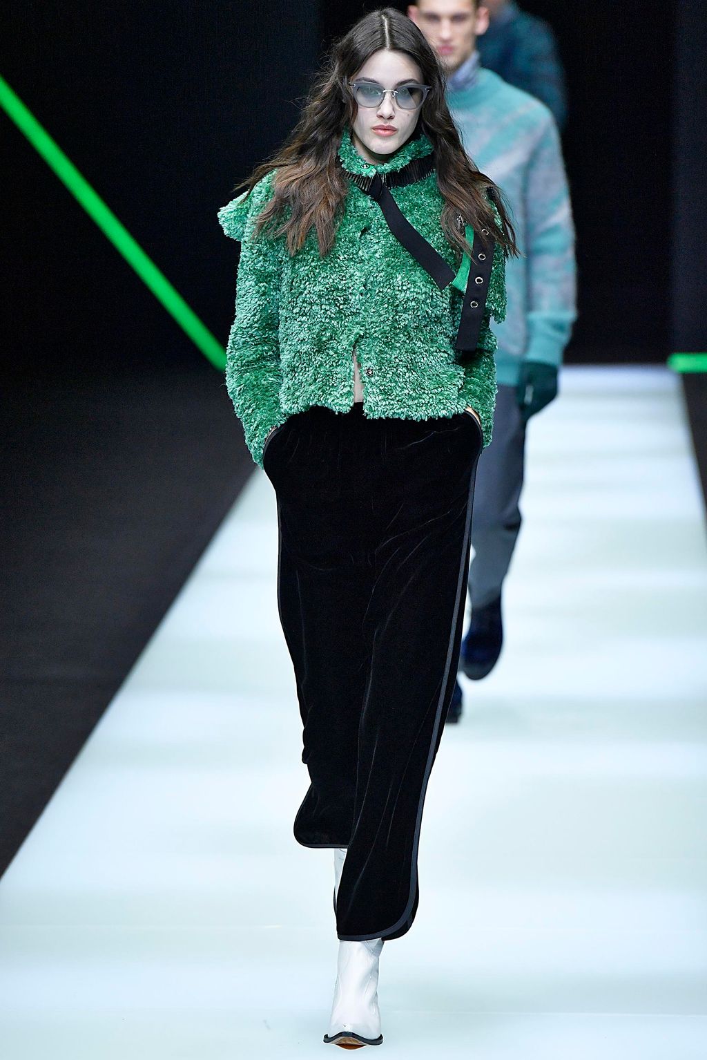 Fashion Week Milan Fall/Winter 2018 look 14 from the Emporio Armani collection womenswear