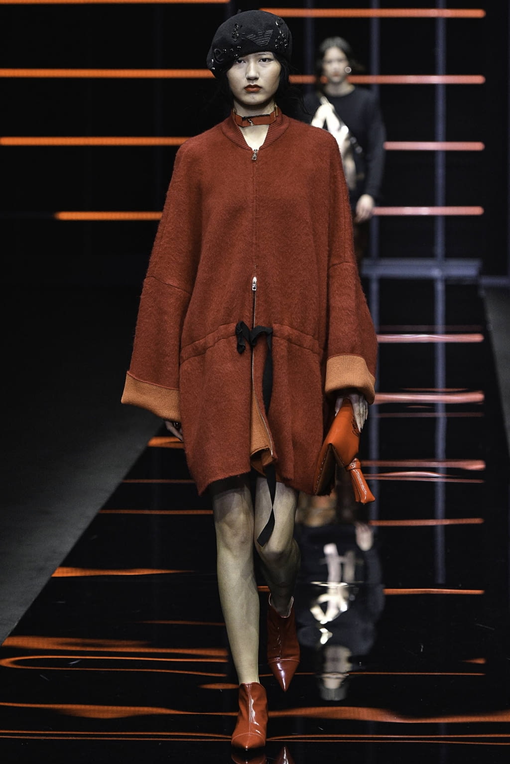 Fashion Week Milan Fall/Winter 2019 look 8 from the Emporio Armani collection womenswear