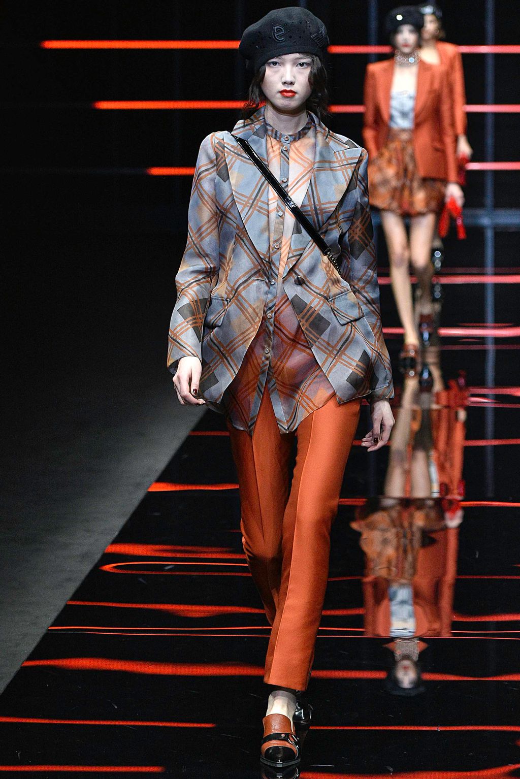 Fashion Week Milan Fall/Winter 2019 look 14 from the Emporio Armani collection womenswear