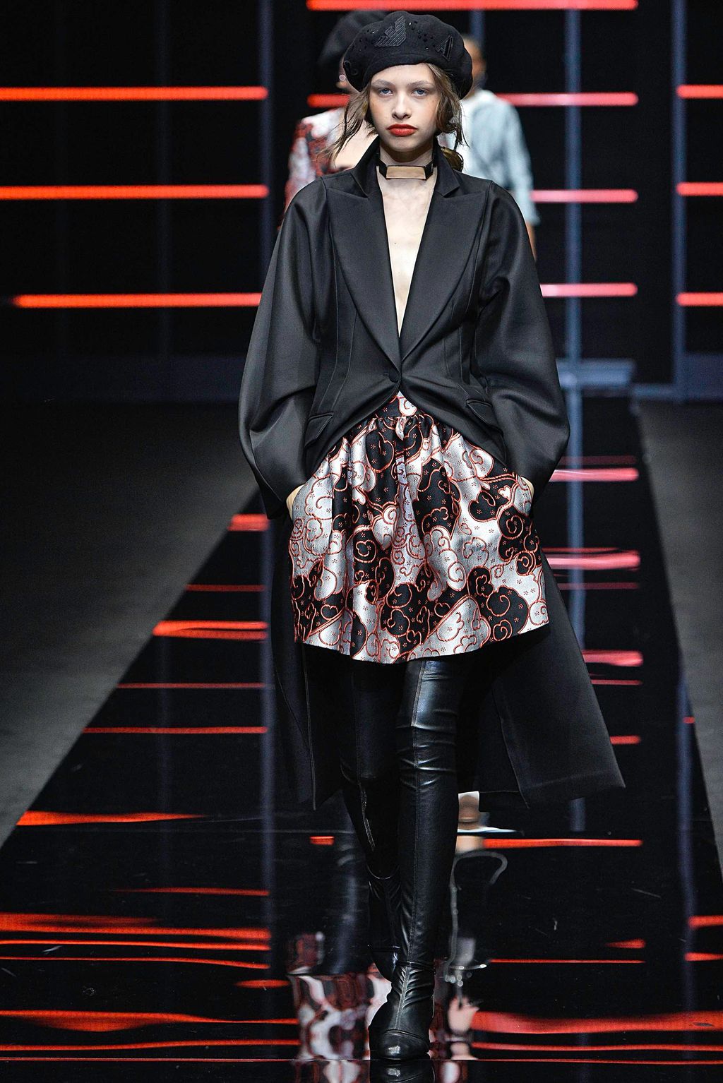 Fashion Week Milan Fall/Winter 2019 look 17 from the Emporio Armani collection womenswear