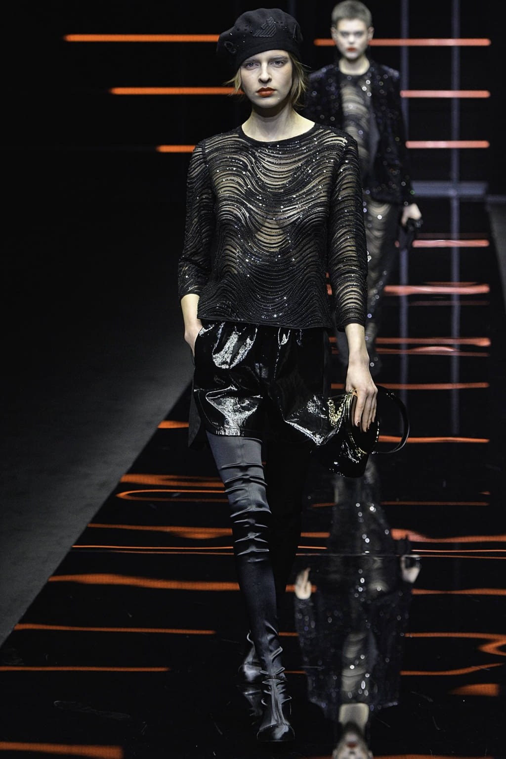 Fashion Week Milan Fall/Winter 2019 look 49 from the Emporio Armani collection womenswear