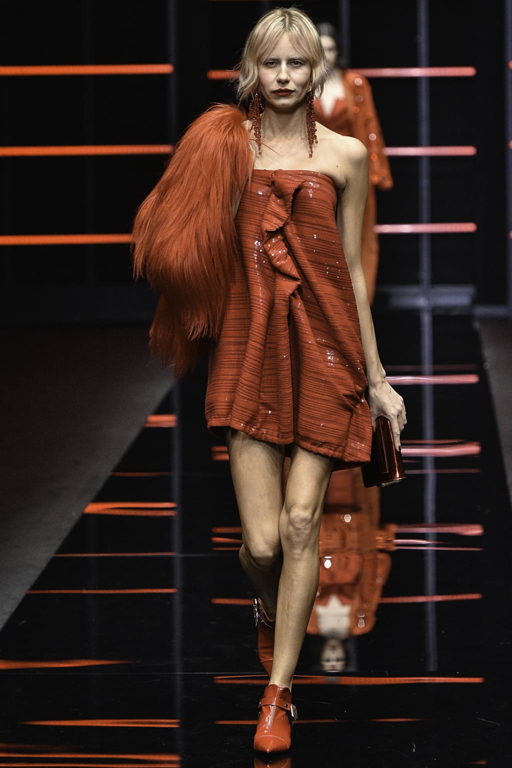 Fashion Week Milan Fall/Winter 2019 look 66 from the Emporio Armani collection womenswear