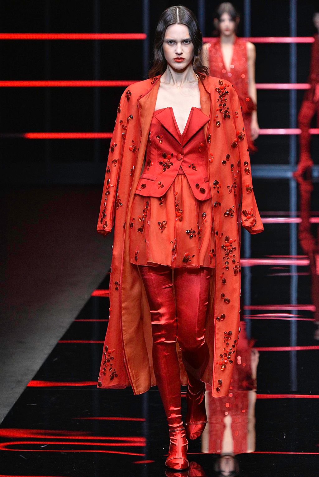 Fashion Week Milan Fall/Winter 2019 look 67 from the Emporio Armani collection womenswear