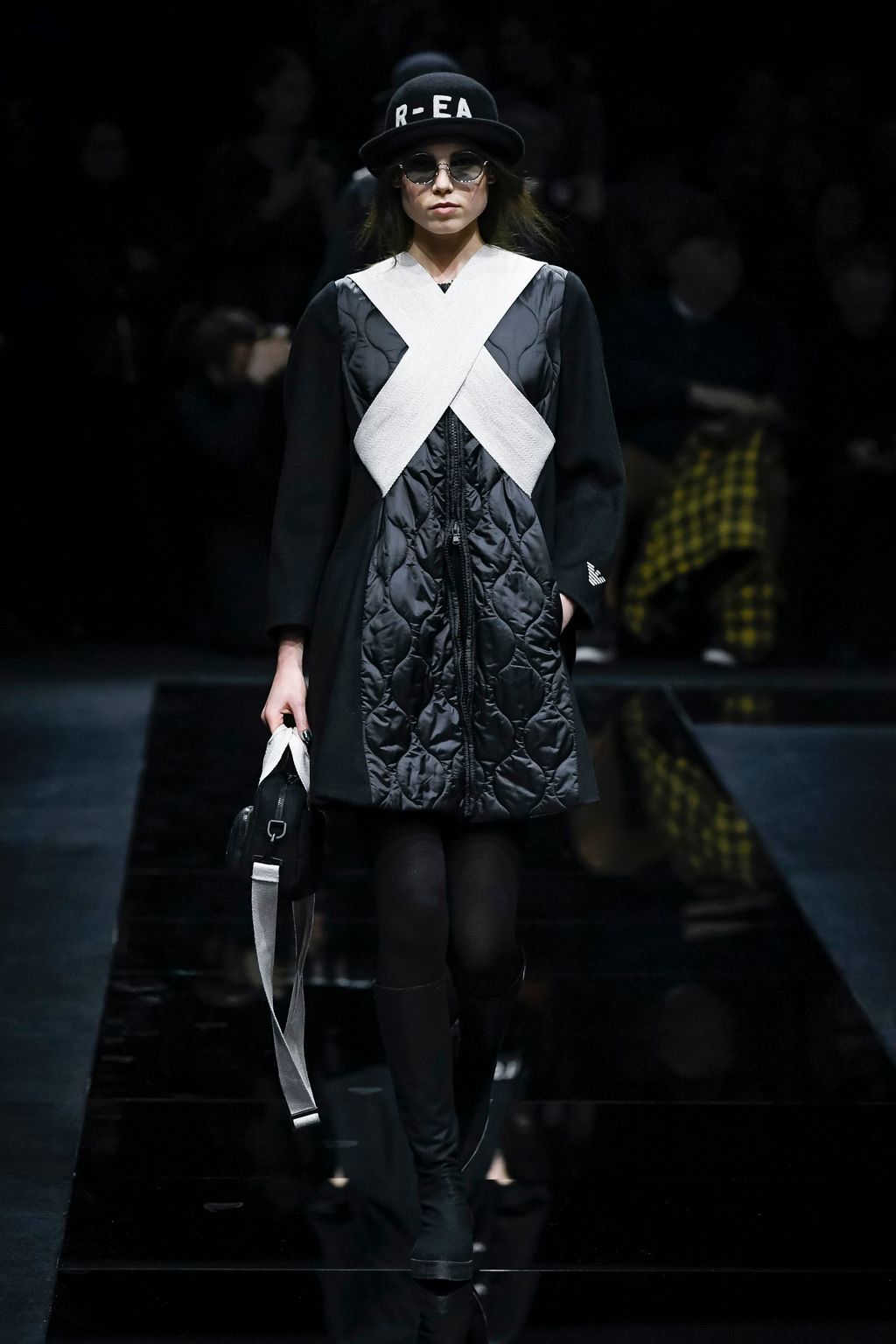 Fashion Week Milan Fall/Winter 2020 look 1 from the Emporio Armani collection womenswear