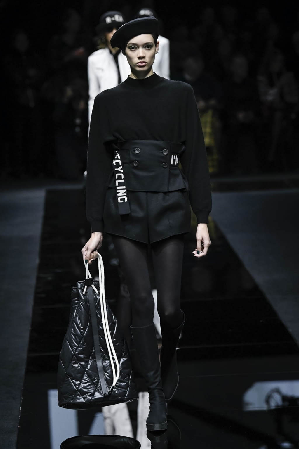 Fashion Week Milan Fall/Winter 2020 look 7 from the Emporio Armani collection womenswear