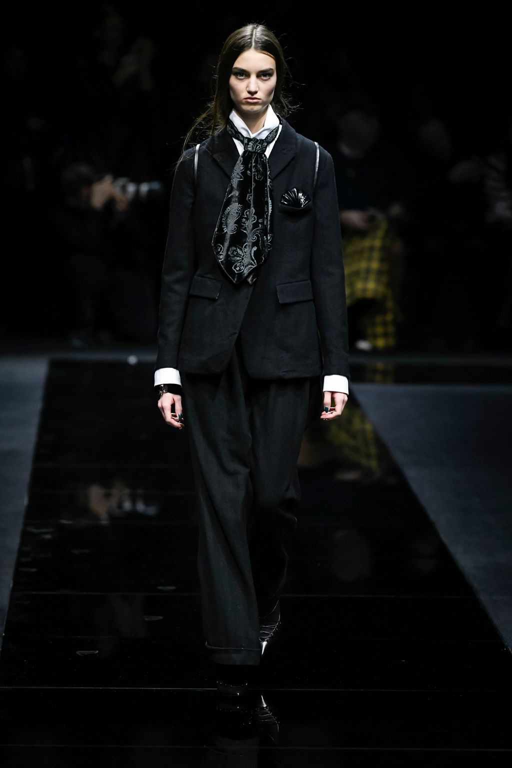Fashion Week Milan Fall/Winter 2020 look 13 from the Emporio Armani collection womenswear