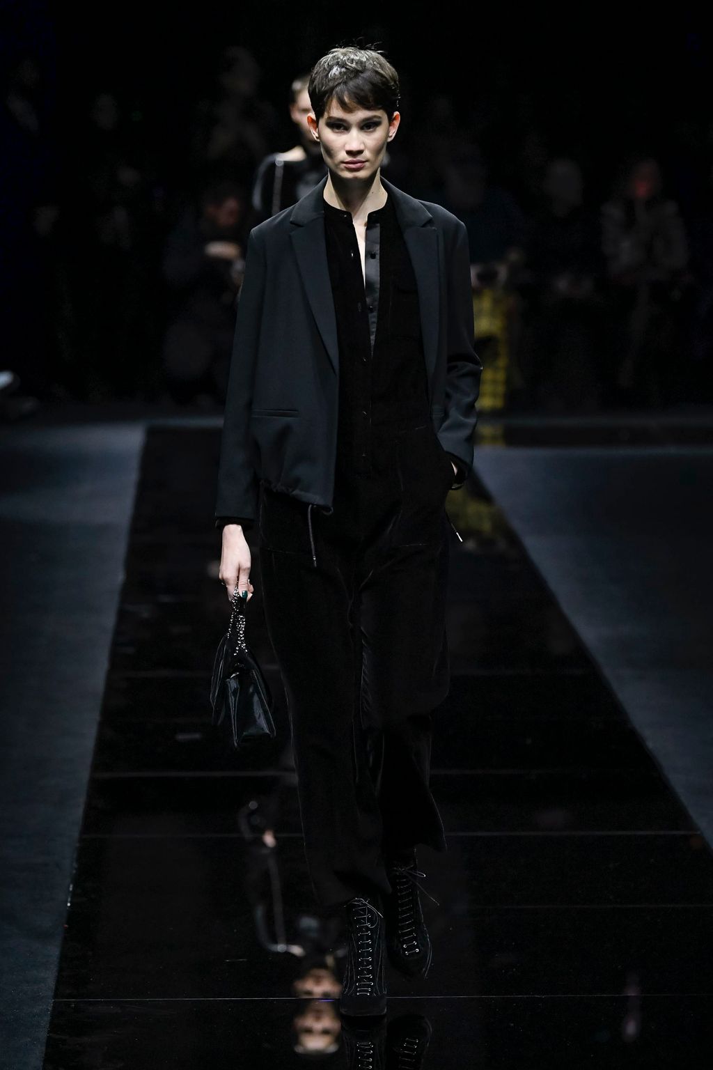 Fashion Week Milan Fall/Winter 2020 look 22 from the Emporio Armani collection womenswear