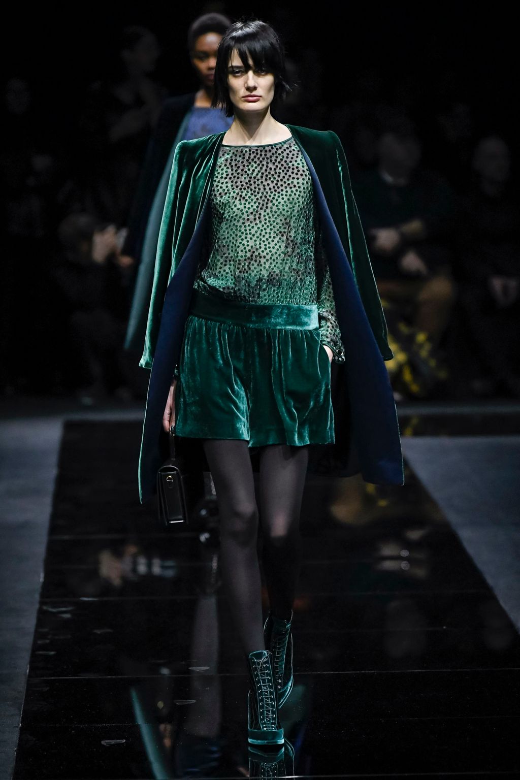 Fashion Week Milan Fall/Winter 2020 look 47 from the Emporio Armani collection womenswear