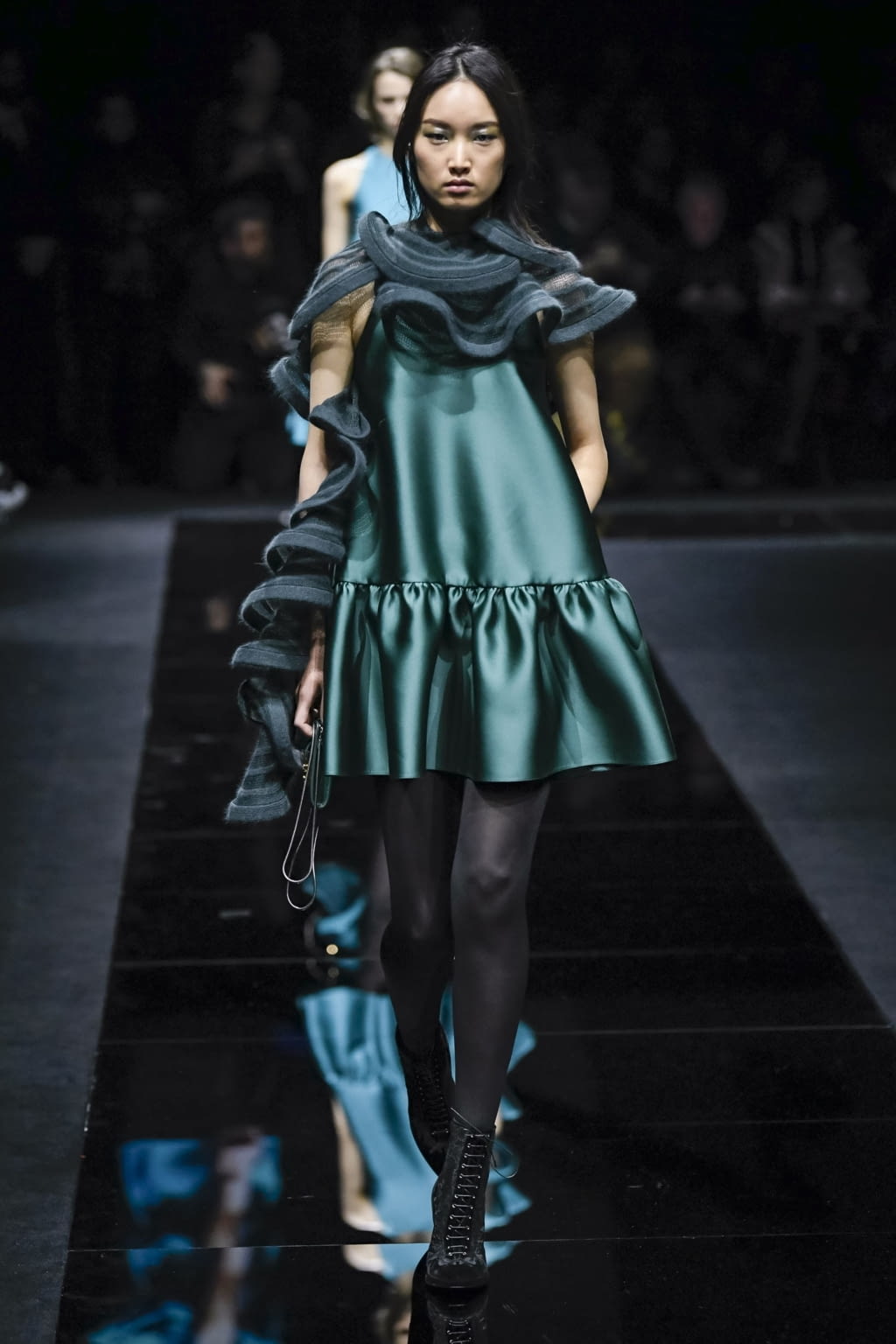 Fashion Week Milan Fall/Winter 2020 look 54 from the Emporio Armani collection womenswear