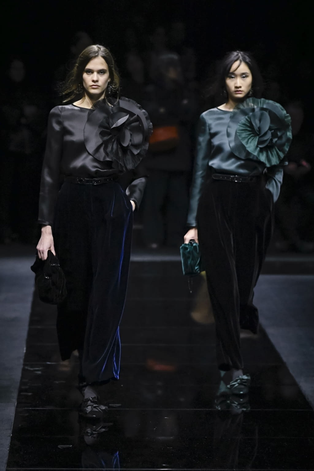 Fashion Week Milan Fall/Winter 2020 look 58 from the Emporio Armani collection womenswear