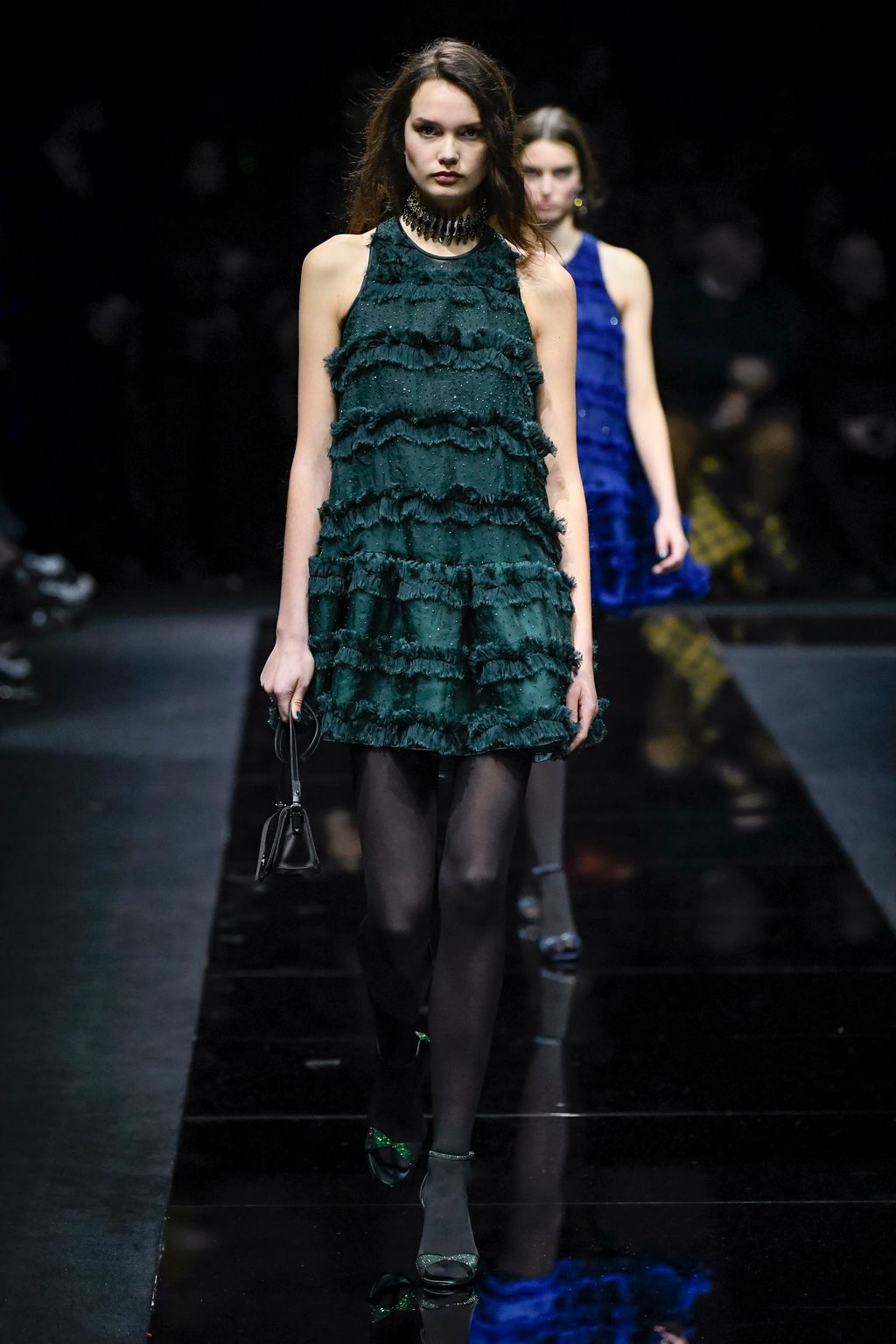 Fashion Week Milan Fall/Winter 2020 look 69 from the Emporio Armani collection womenswear