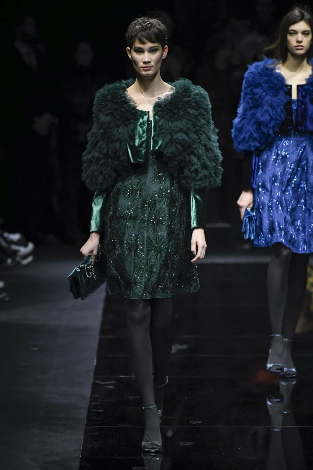 Fashion Week Milan Fall/Winter 2020 look 71 from the Emporio Armani collection 女装