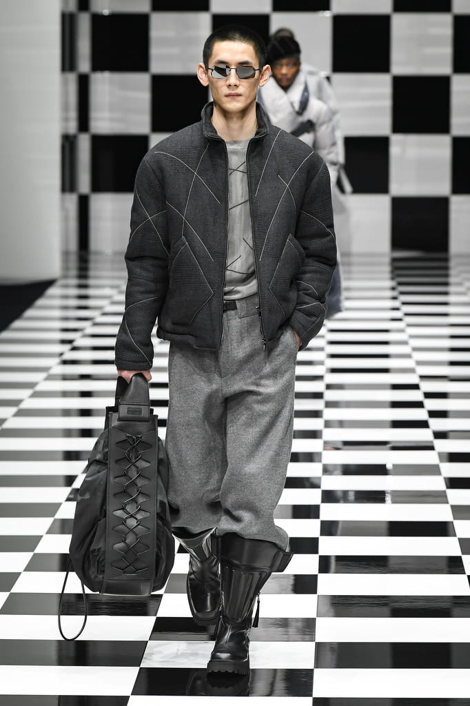 Fashion Week Milan Fall/Winter 2022 look 12 from the Emporio Armani collection womenswear