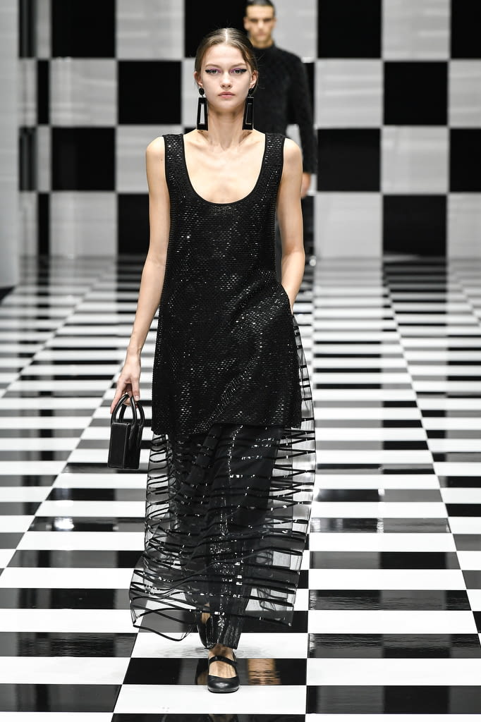 Fashion Week Milan Fall/Winter 2022 look 119 from the Emporio Armani collection womenswear