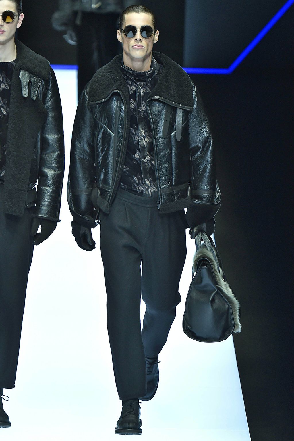 Fashion Week Milan Fall/Winter 2018 look 11 from the Emporio Armani collection menswear