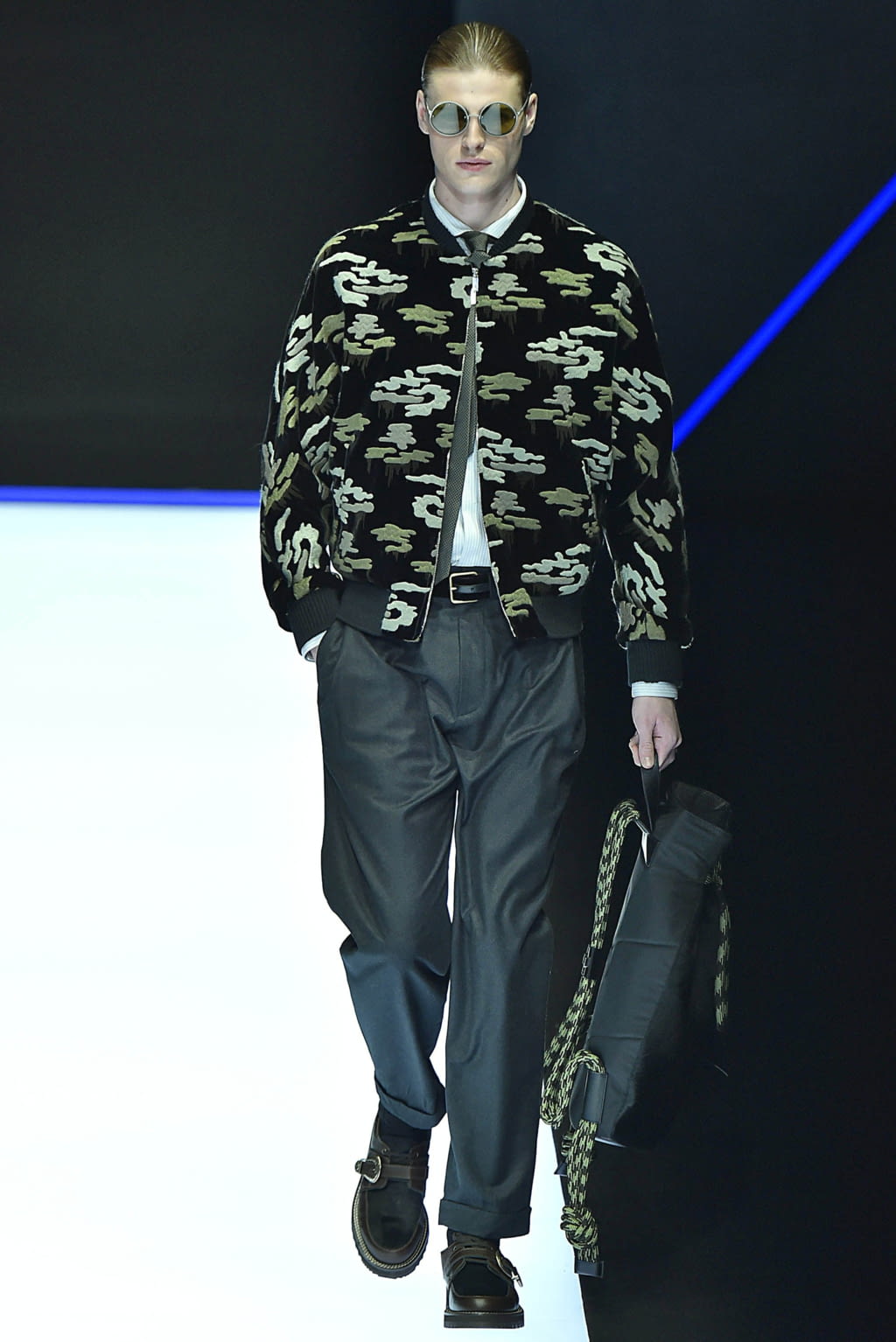 Fashion Week Milan Fall/Winter 2018 look 20 from the Emporio Armani collection 男装
