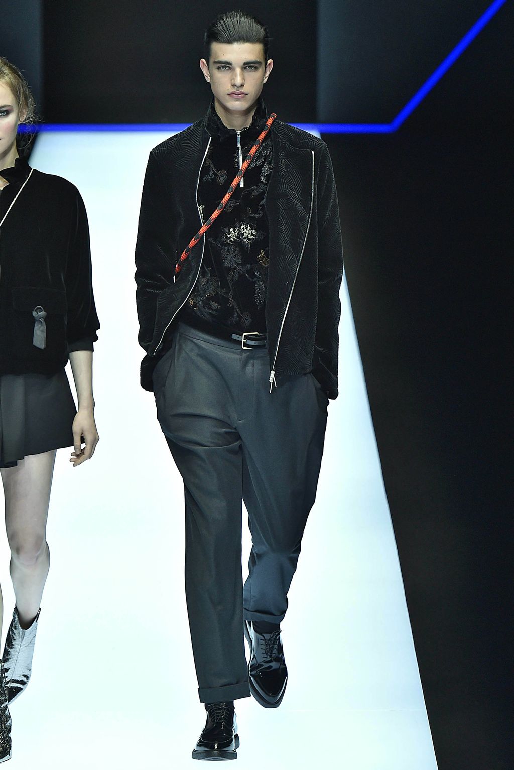 Fashion Week Milan Fall/Winter 2018 look 64 from the Emporio Armani collection menswear