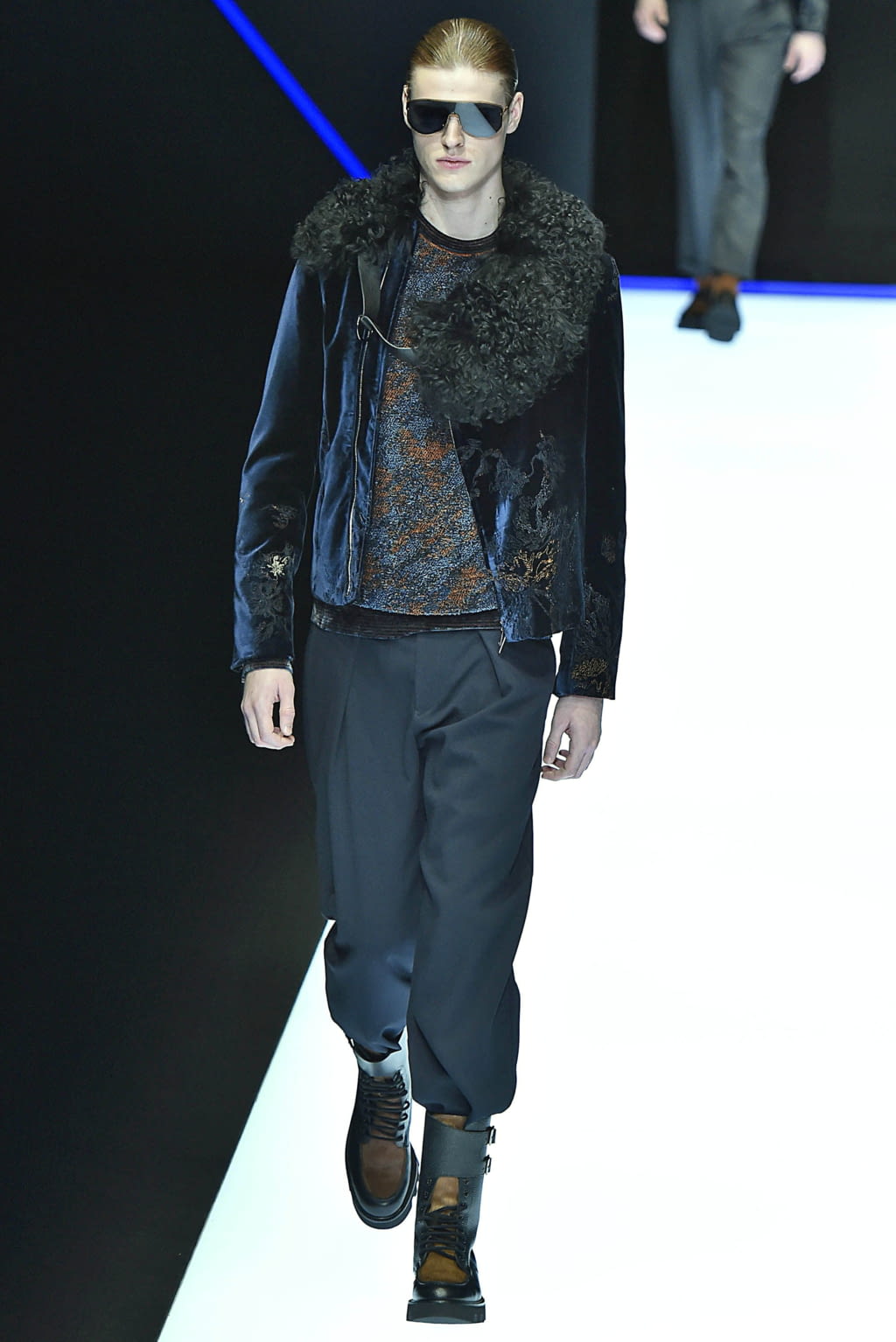 Fashion Week Milan Fall/Winter 2018 look 69 from the Emporio Armani collection menswear