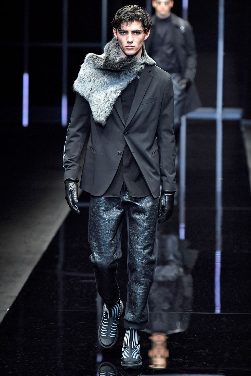 Fashion Week Milan Fall/Winter 2019 look 12 from the Emporio Armani collection menswear
