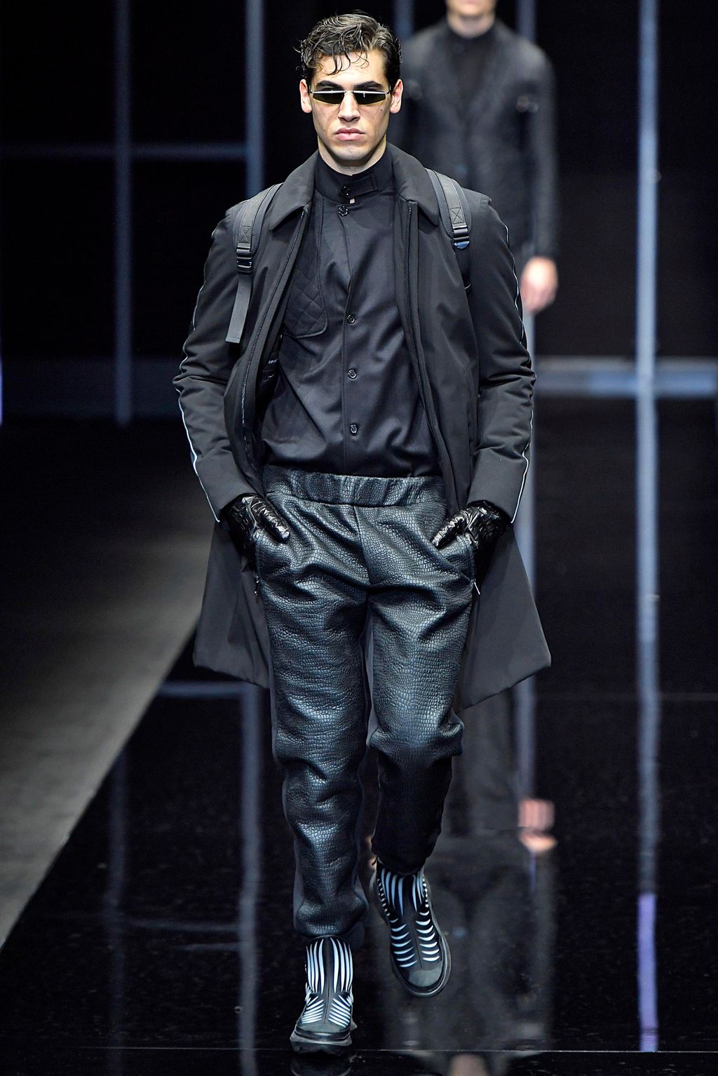 Fashion Week Milan Fall/Winter 2019 look 13 from the Emporio Armani collection menswear