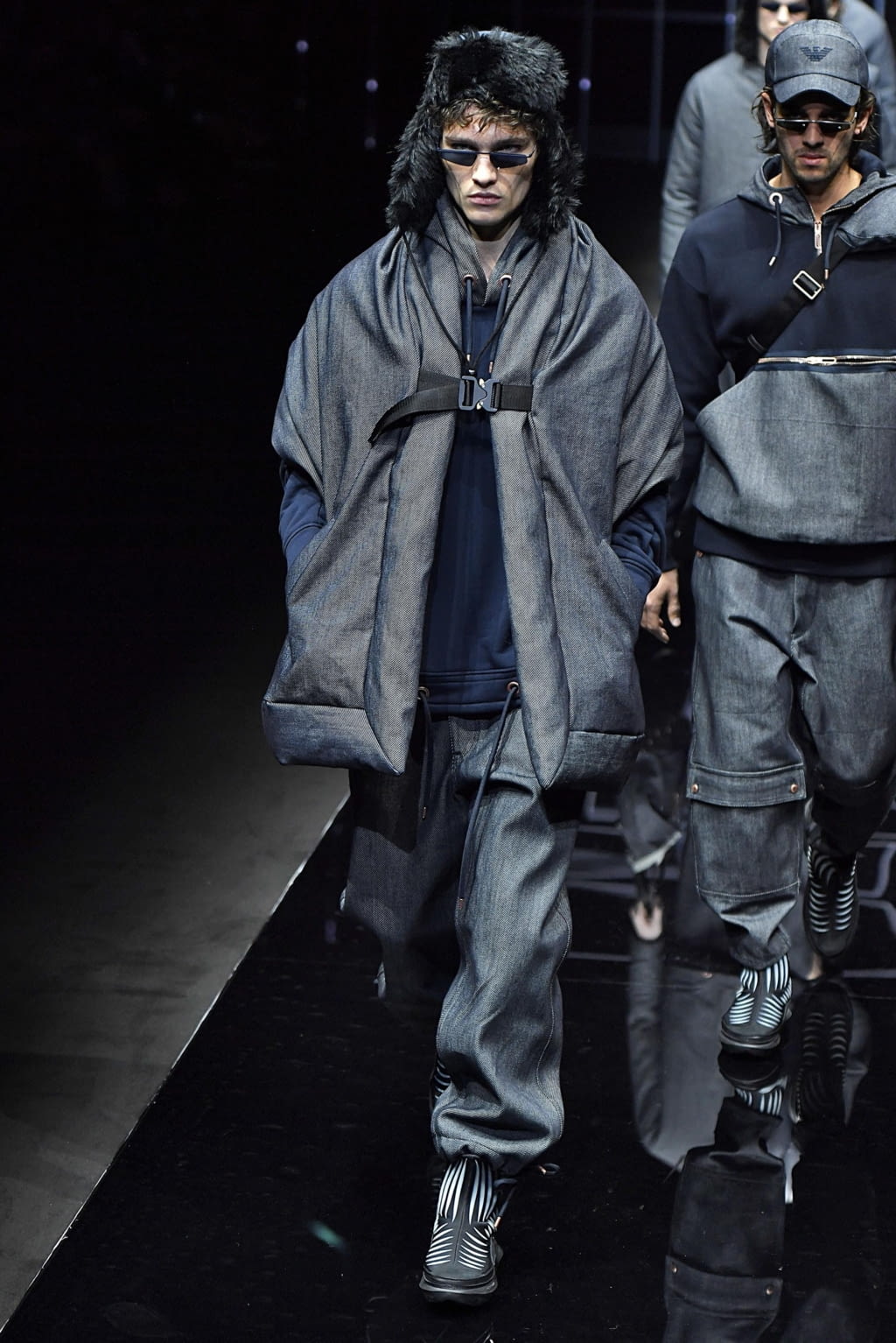 Fashion Week Milan Fall/Winter 2019 look 43 from the Emporio Armani collection menswear