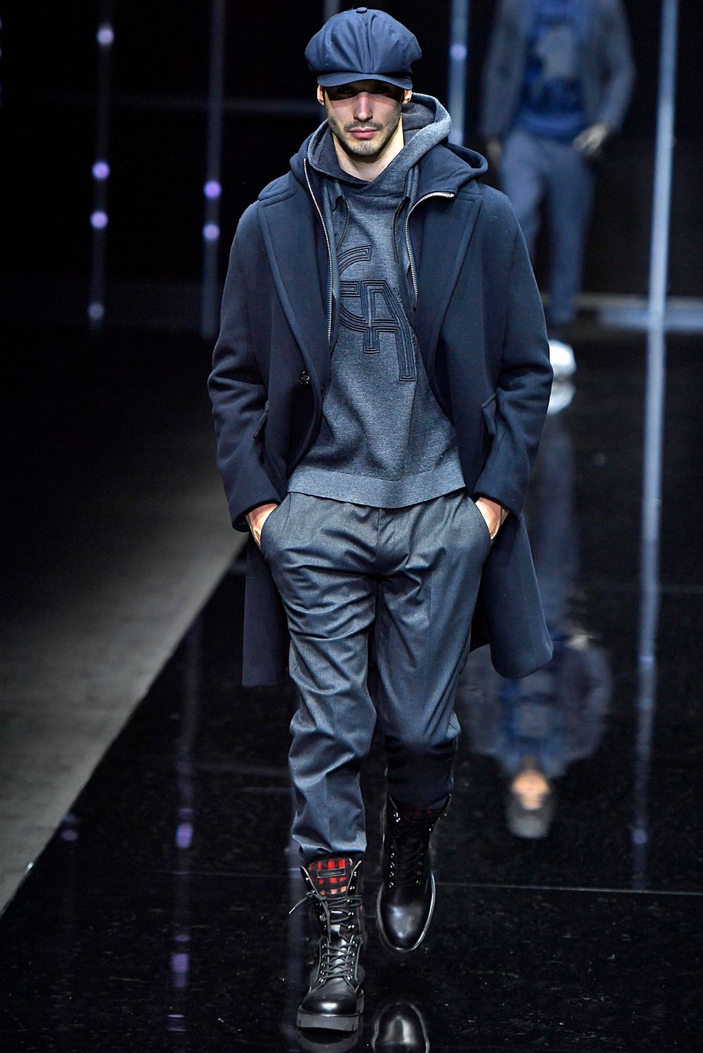 Fashion Week Milan Fall/Winter 2019 look 48 from the Emporio Armani collection menswear