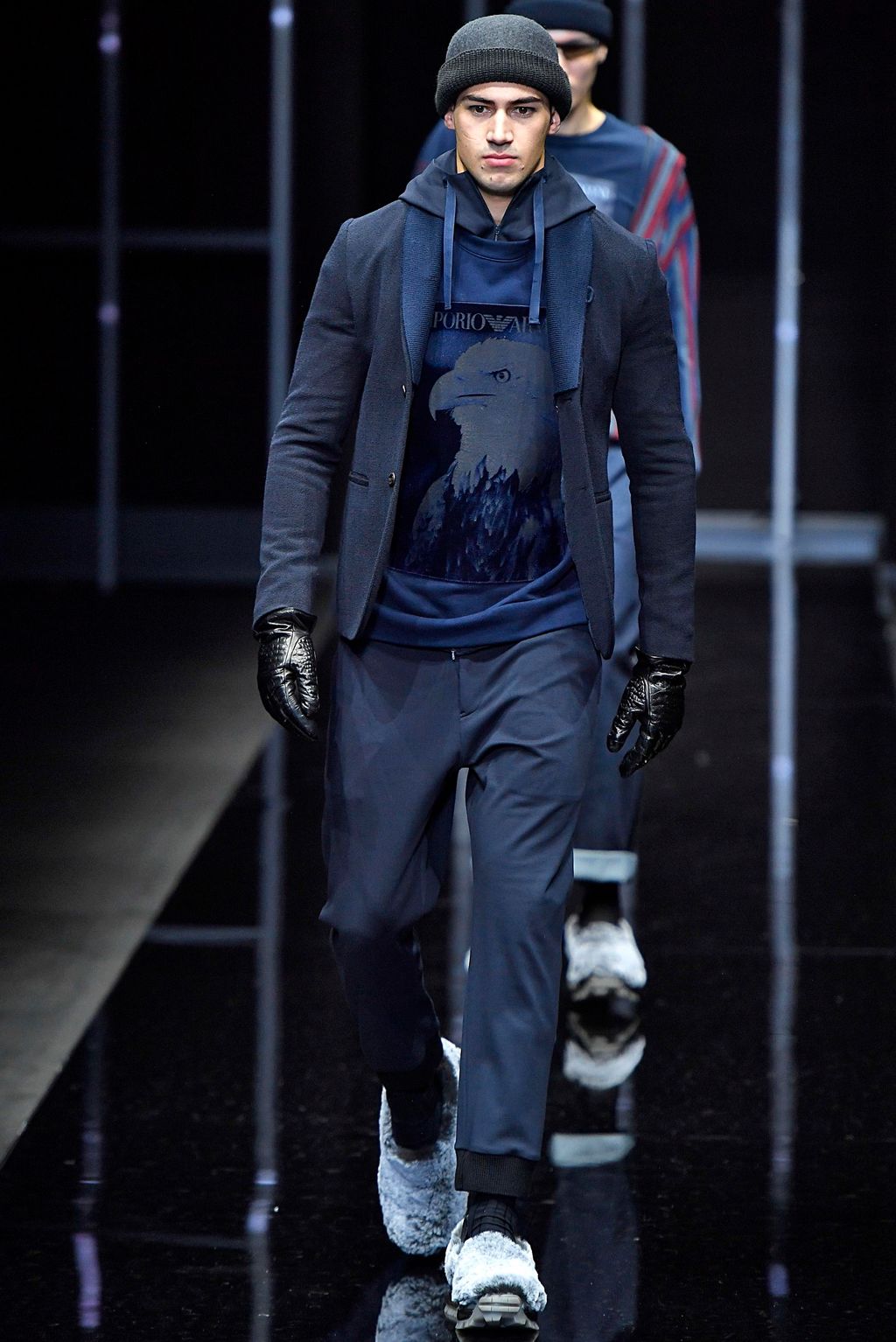 Fashion Week Milan Fall/Winter 2019 look 49 from the Emporio Armani collection menswear