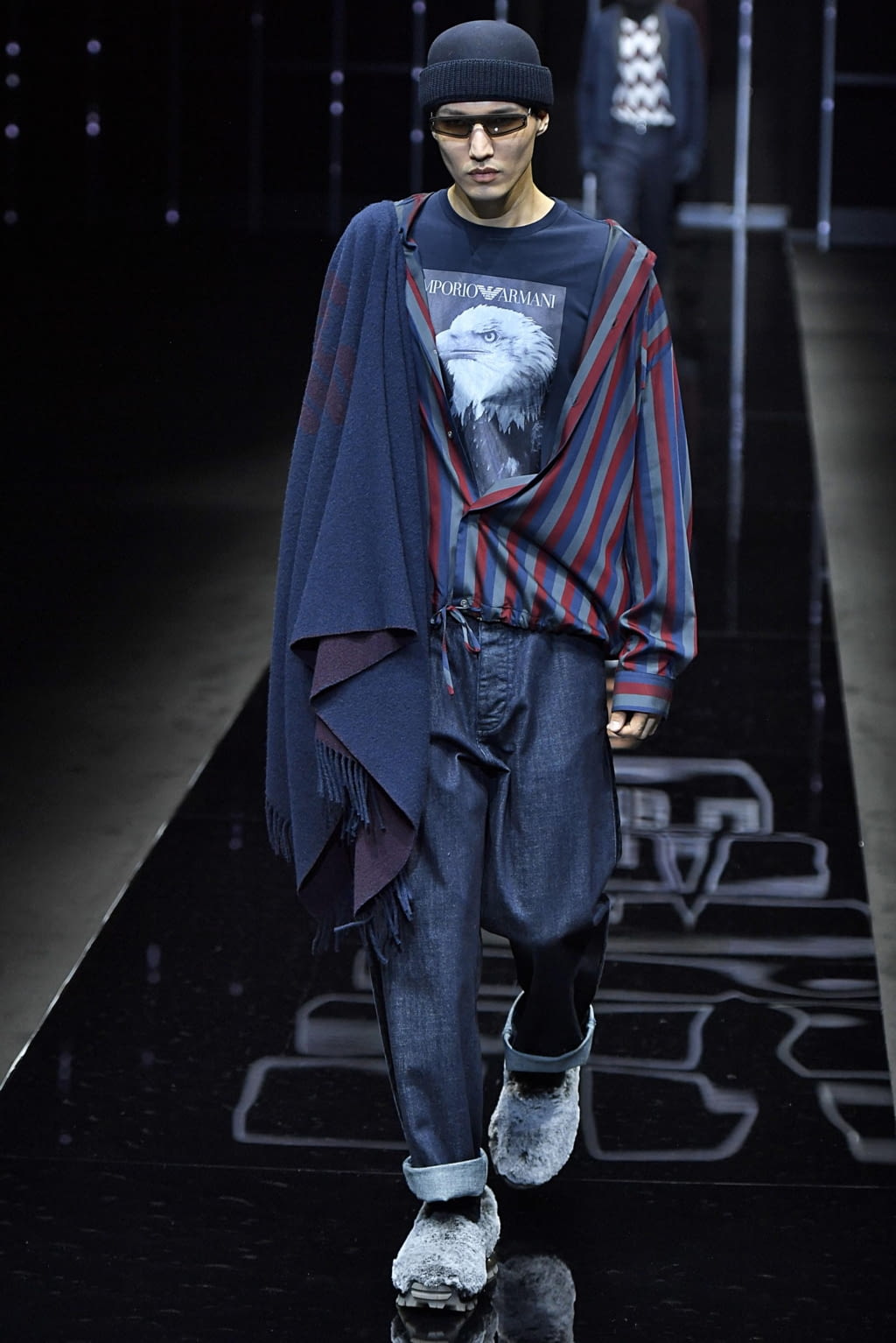 Fashion Week Milan Fall/Winter 2019 look 50 from the Emporio Armani collection 男装
