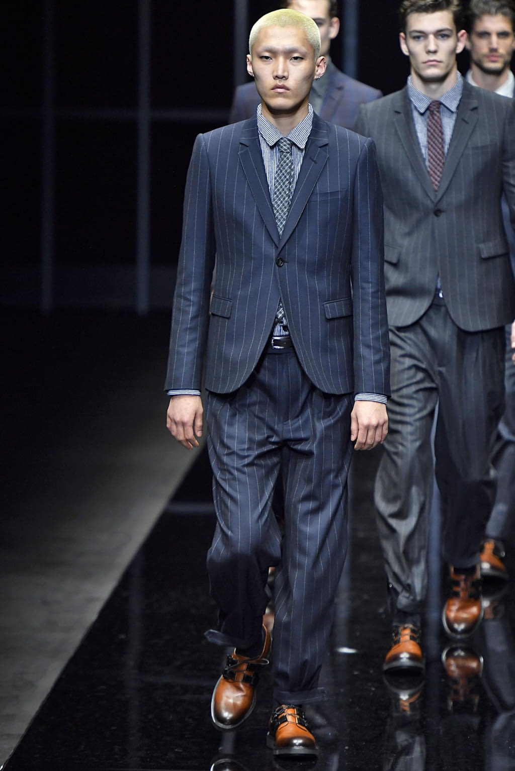 Fashion Week Milan Fall/Winter 2019 look 55 from the Emporio Armani collection 男装