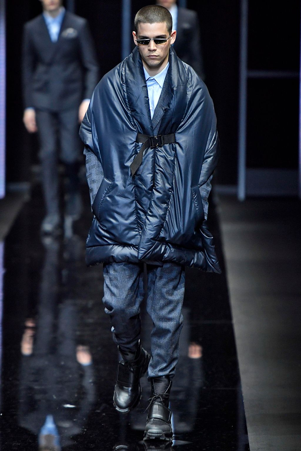 Fashion Week Milan Fall/Winter 2019 look 60 from the Emporio Armani collection menswear