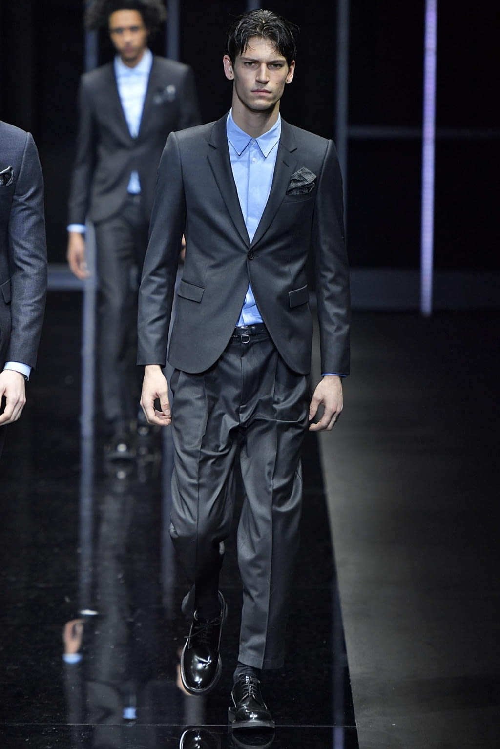 Fashion Week Milan Fall/Winter 2019 look 63 from the Emporio Armani collection menswear