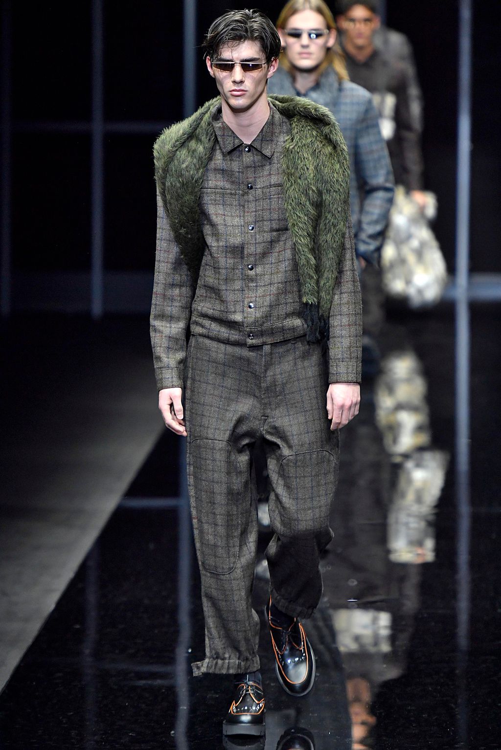Fashion Week Milan Fall/Winter 2019 look 79 from the Emporio Armani collection 男装