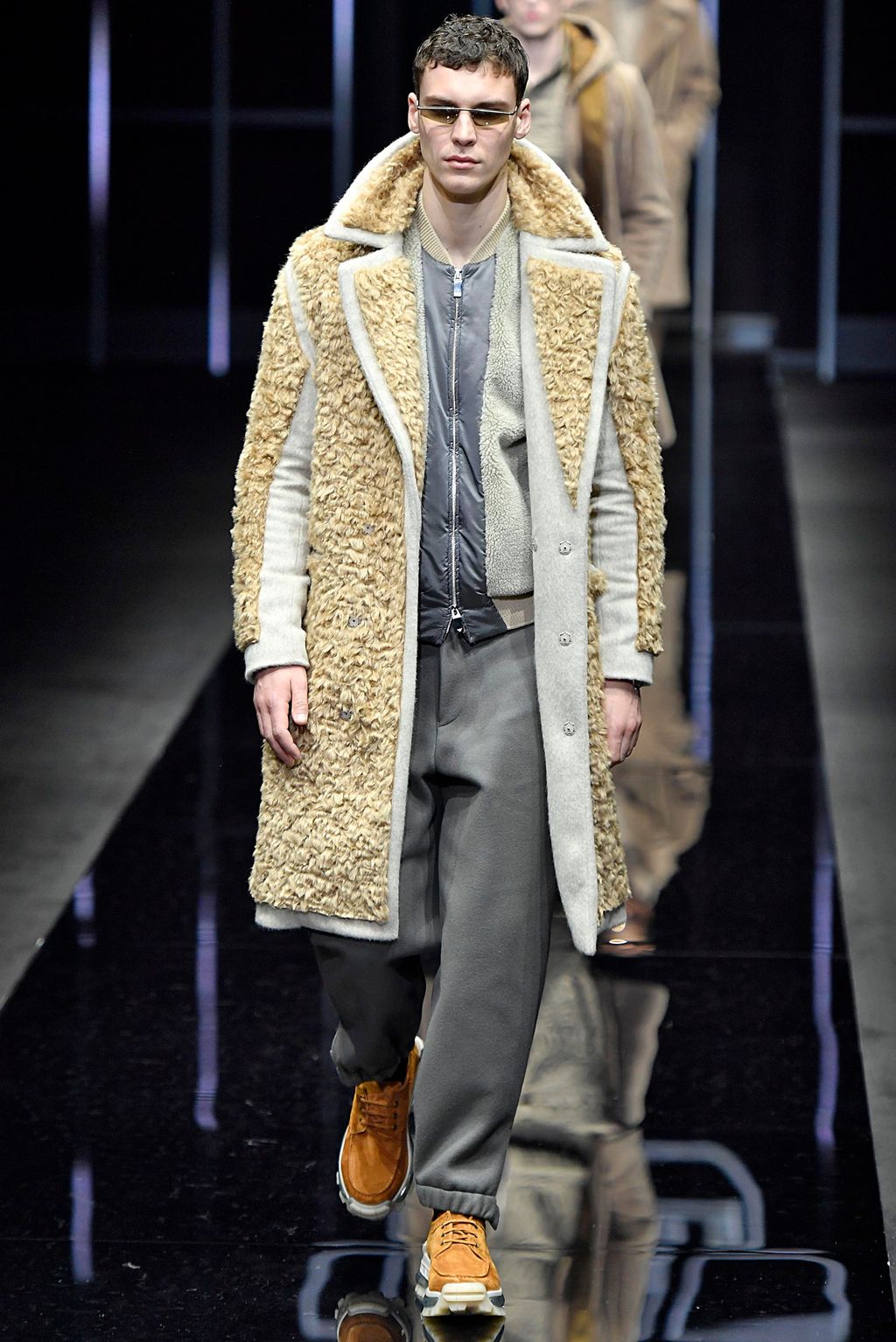 Fashion Week Milan Fall/Winter 2019 look 84 from the Emporio Armani collection menswear