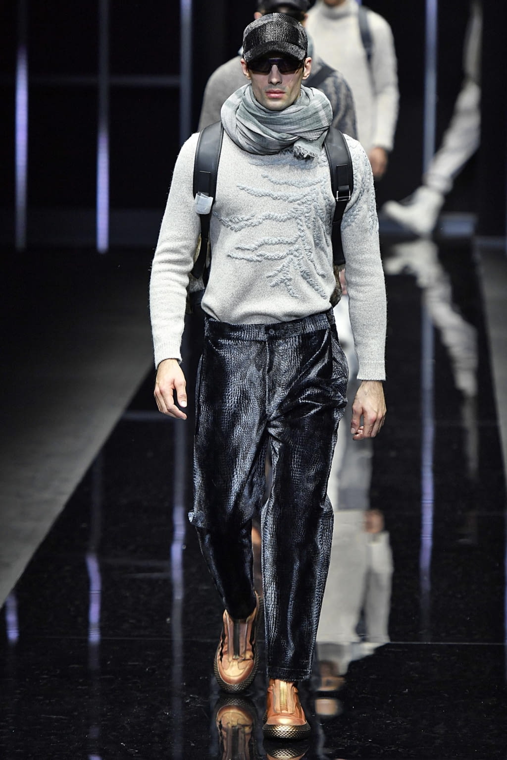 Fashion Week Milan Fall/Winter 2019 look 88 from the Emporio Armani collection 男装