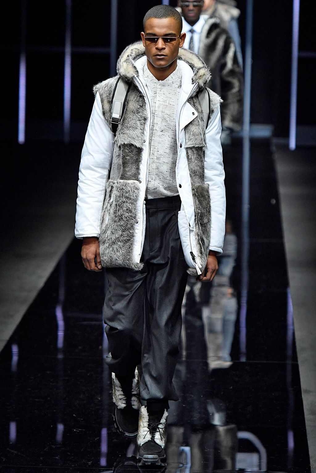 Fashion Week Milan Fall/Winter 2019 look 94 from the Emporio Armani collection menswear