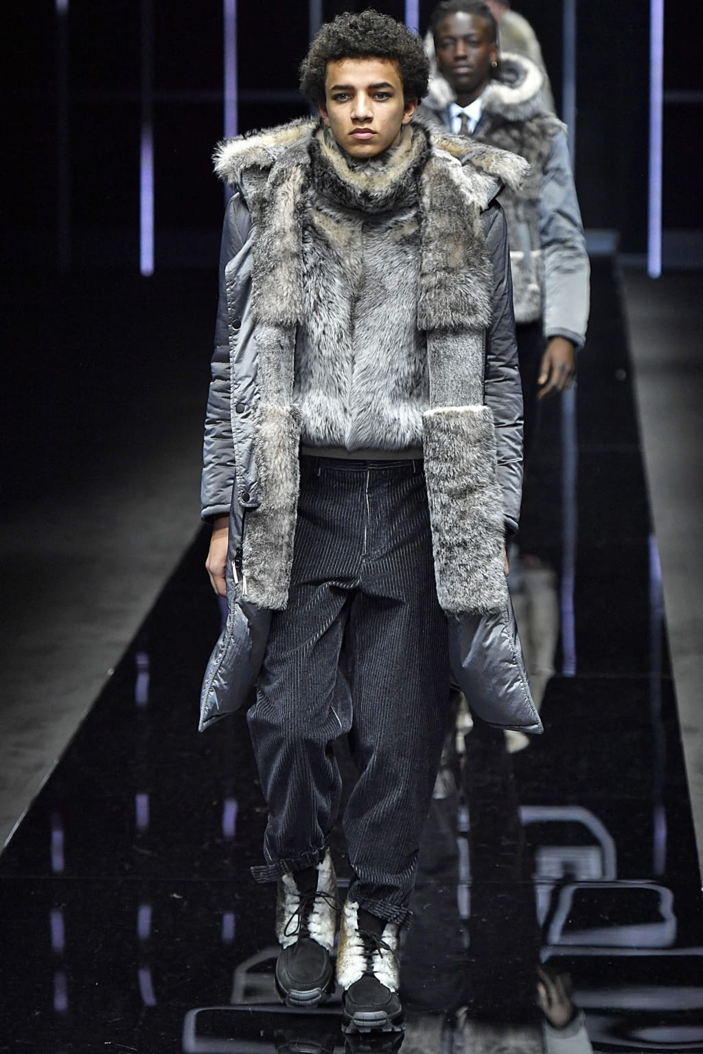 Fashion Week Milan Fall/Winter 2019 look 96 from the Emporio Armani collection menswear
